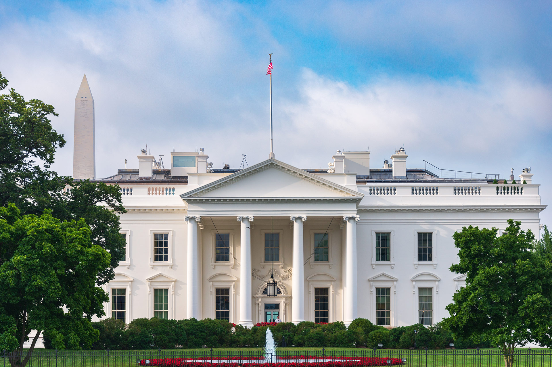 Bild på Vita Huset i Washington